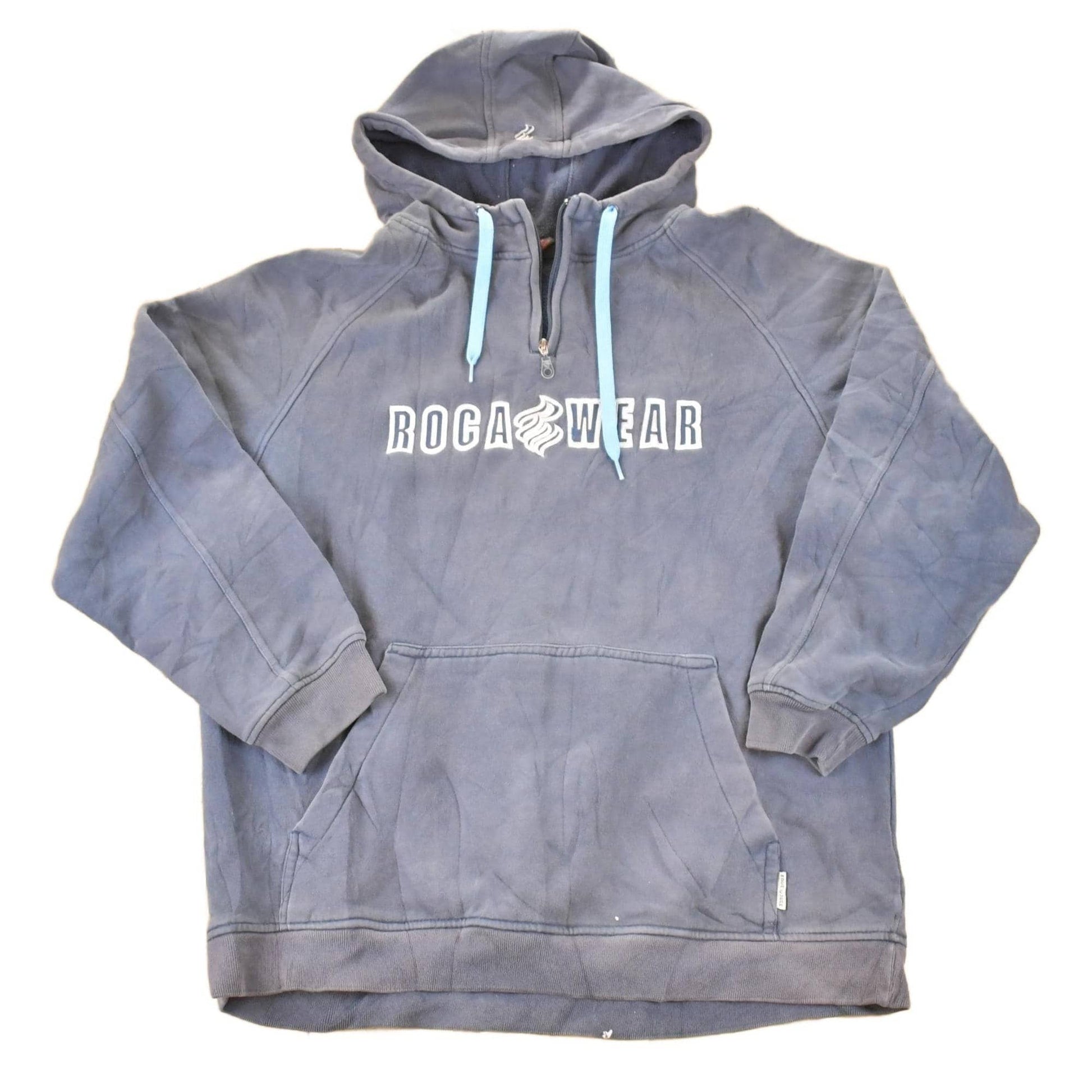 Vintage 1990s Rocawear Quarter Zip Hoodie Men's L from propervintagecanada