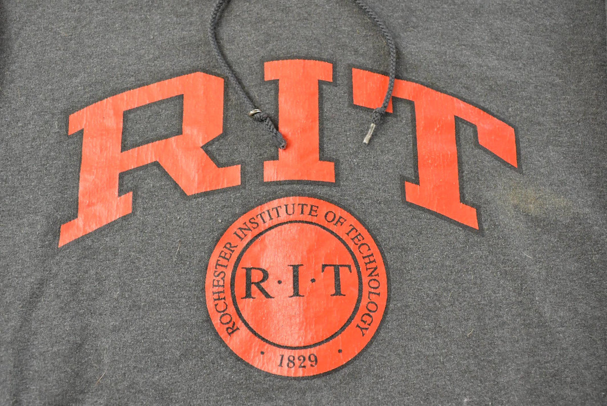 Vintage 1990s Rochester Institute Of Technology Sweatshirt Hoodie Mens Large Men's XL from propervintagecanada
