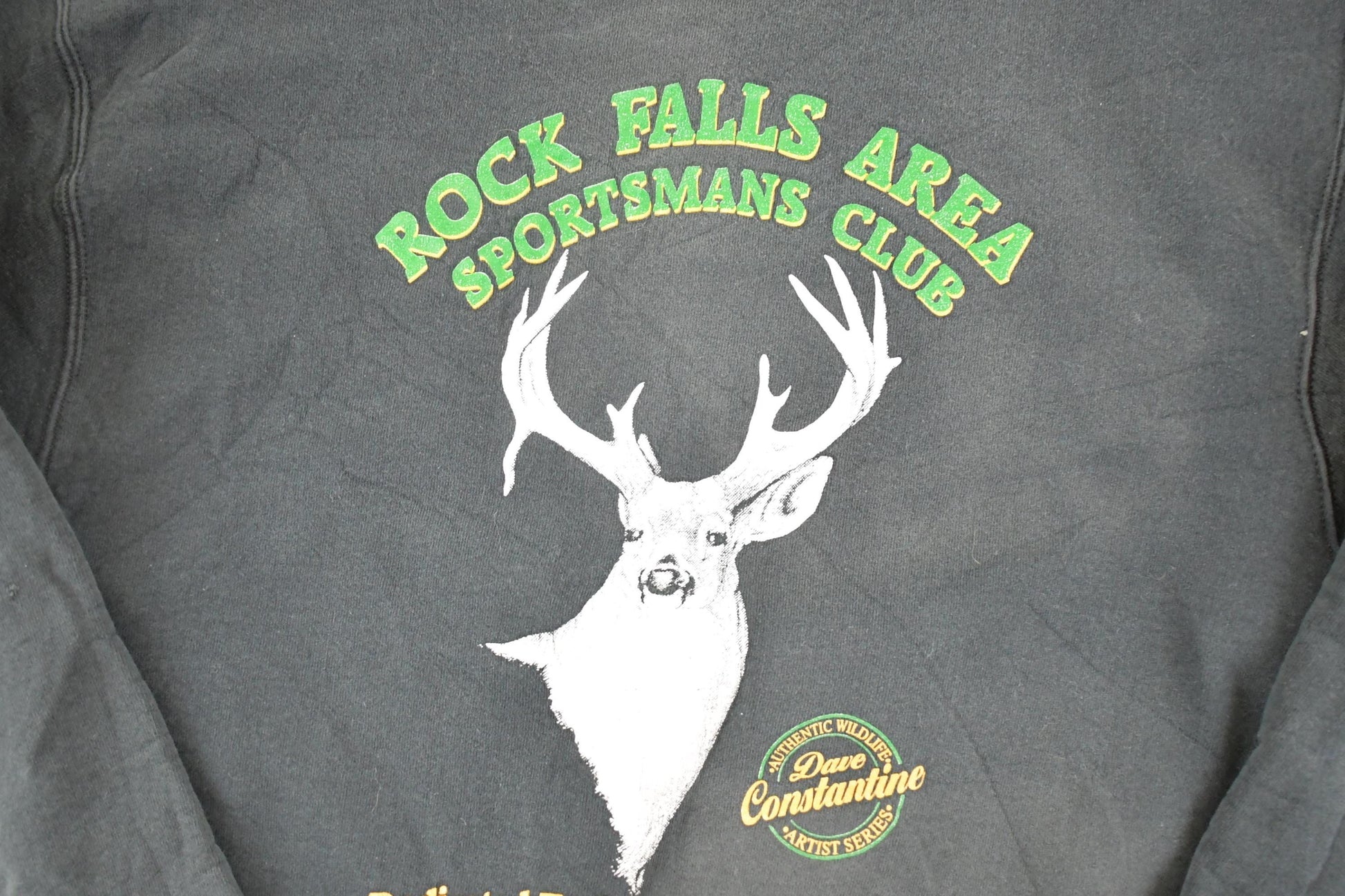 Vintage 1990s Rock Falls Sportsman Club Souvenir Outdoorsman Crewneck Sweatshirt Men's M from propervintagecanada