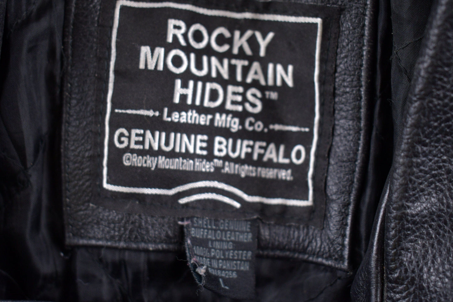 Vintage 1990s Rocky Mountain Hides Leather Jacket Men's Medium from propervintagecanada