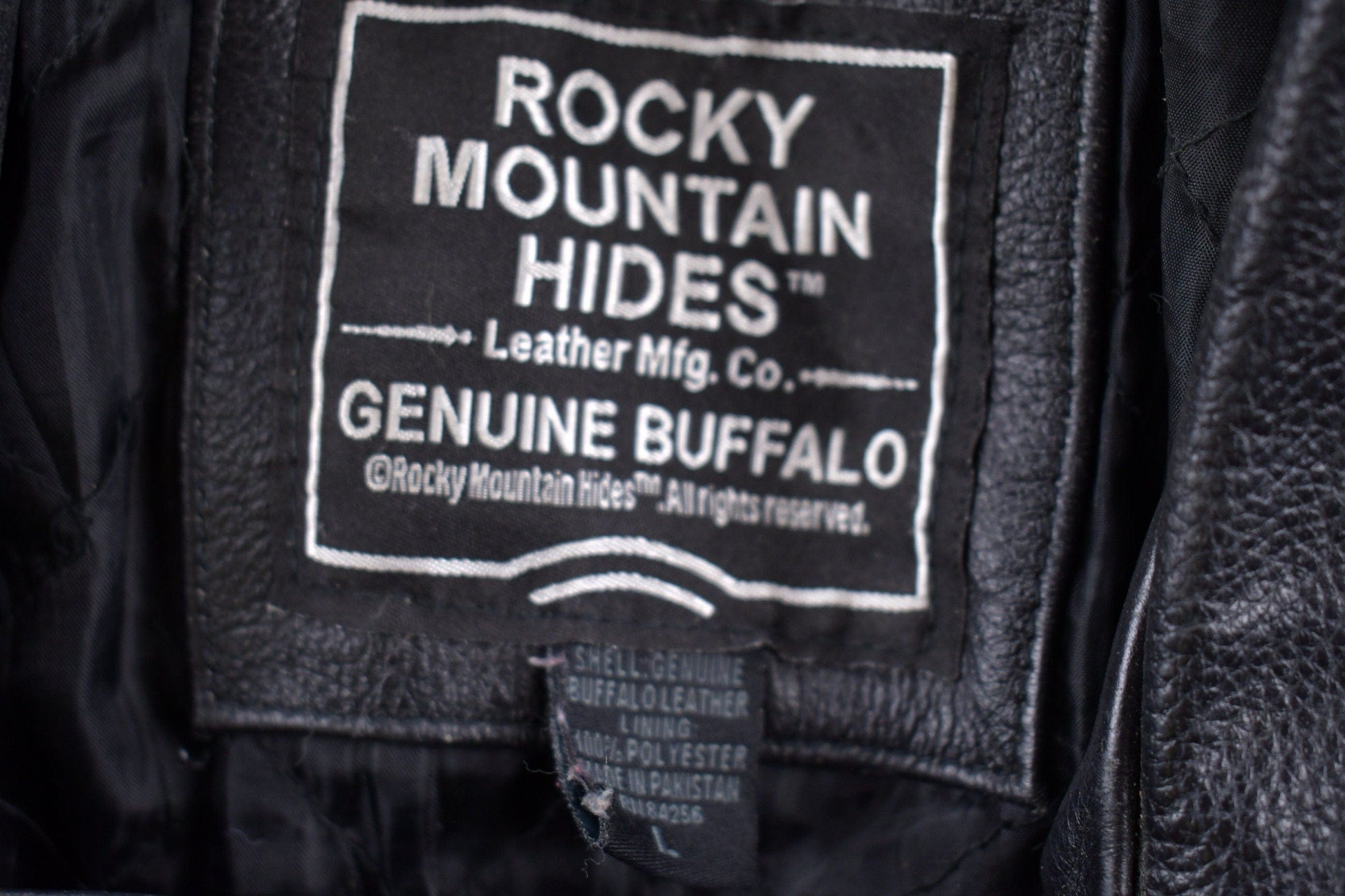 Vintage 1990s Rocky Mountain Hides Leather Jacket Men's Medium from propervintagecanada