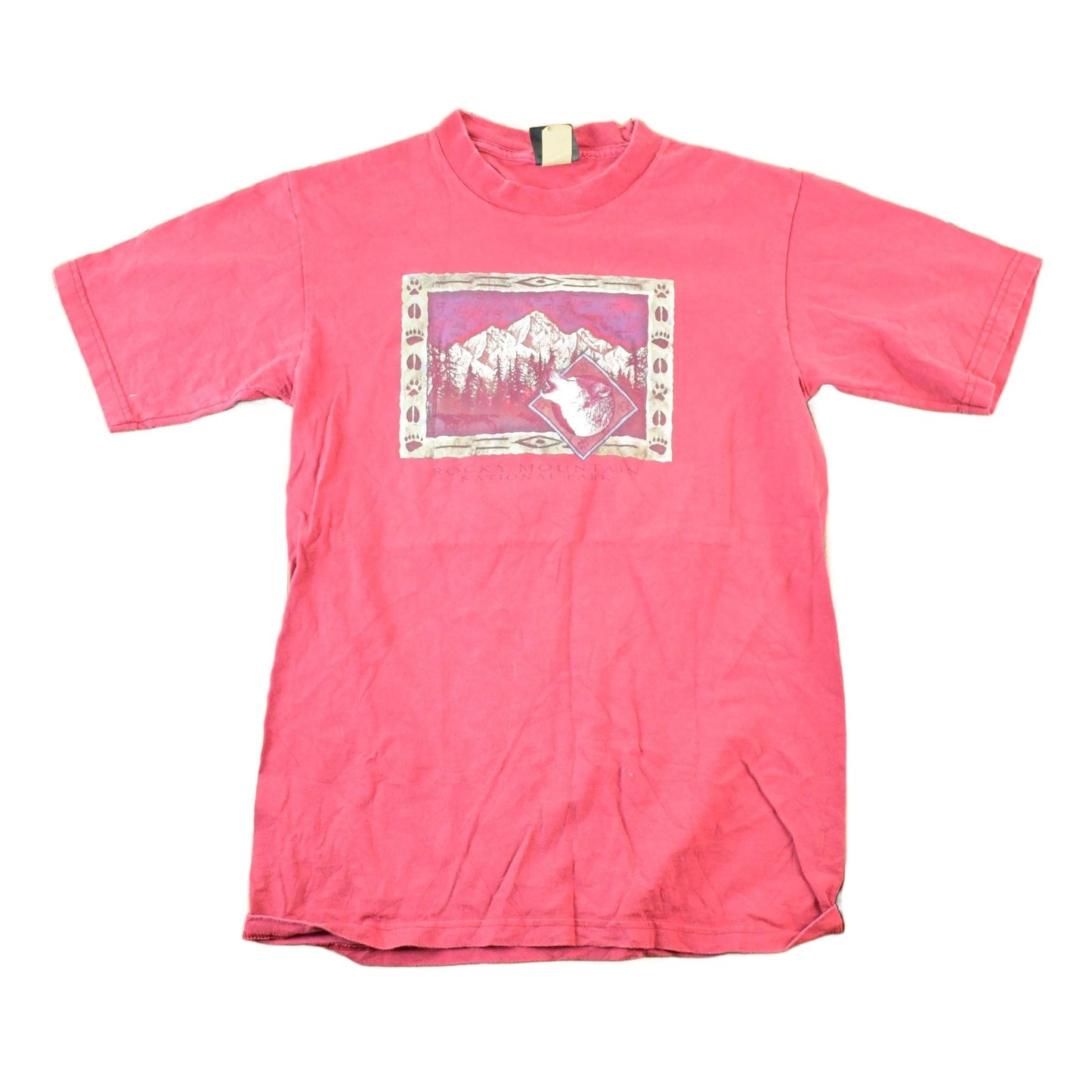 Vintage 1990s Rocky Mountain National Park Prairie Mountain Souvenir T-Shirt Mens M from propervintagecanada