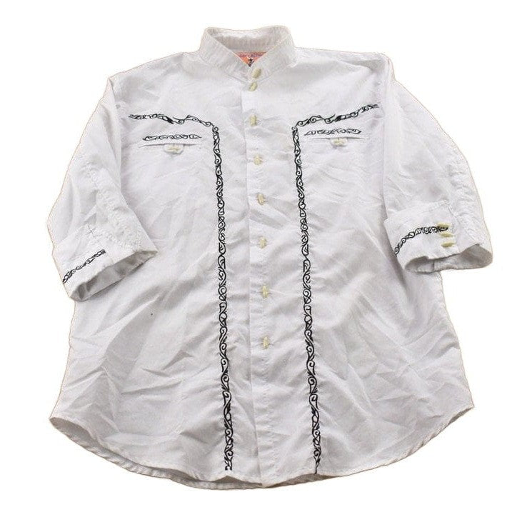 Vintage 1990s Rodeo Rider Button Up Shirt Men's Large from propervintagecanada