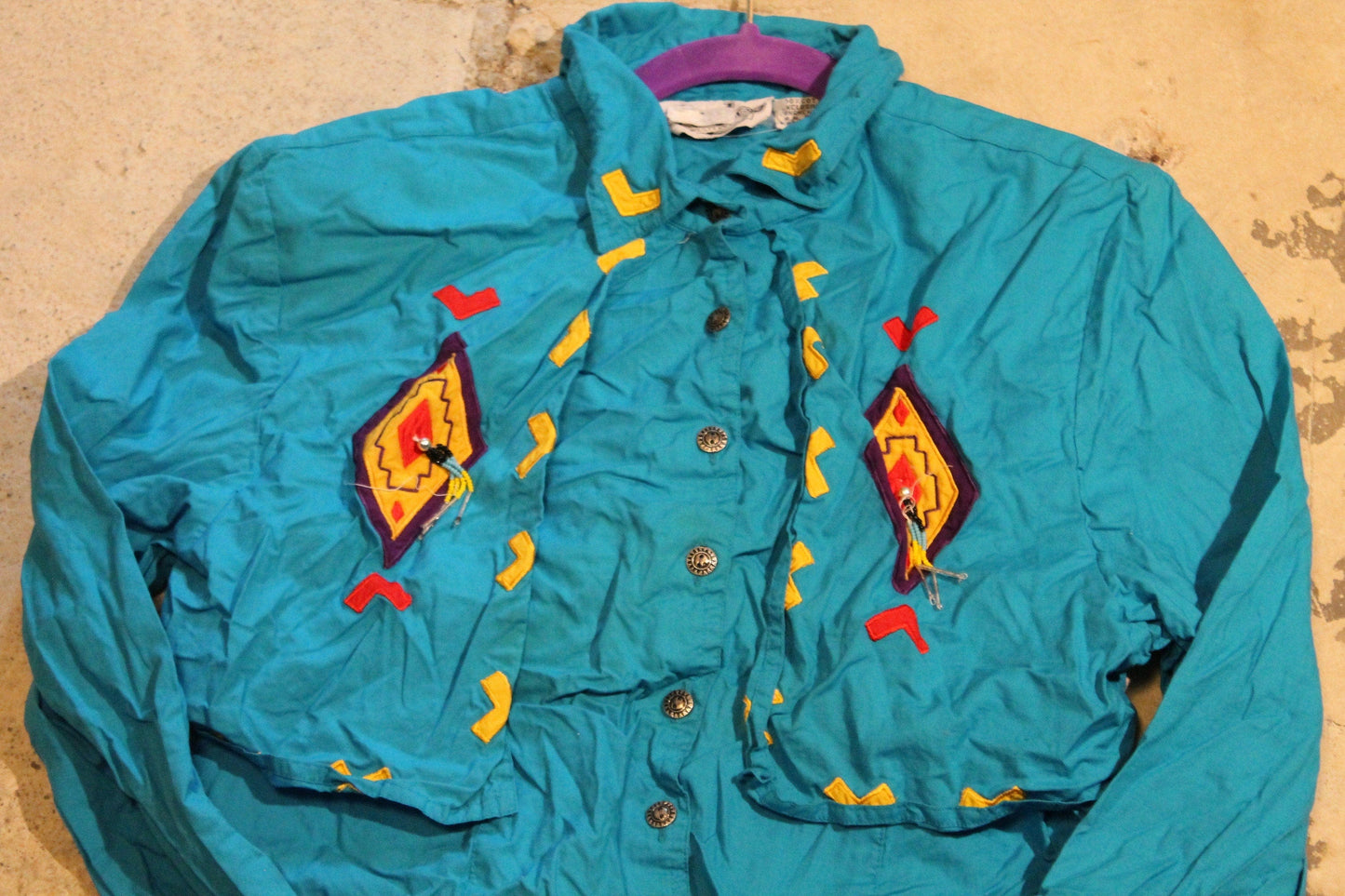 Vintage 1990s Rodeo Western Wear Shacket Women's Medium from propervintagecanada