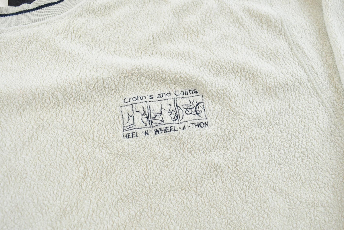 Vintage 1990s Roots Heel N Wheel A Thon Crewneck Sweatshirt Men's XL from propervintagecanada