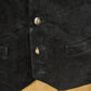 Vintage 1990s Roots Leather Suede Vest Men's Medium from propervintagecanada