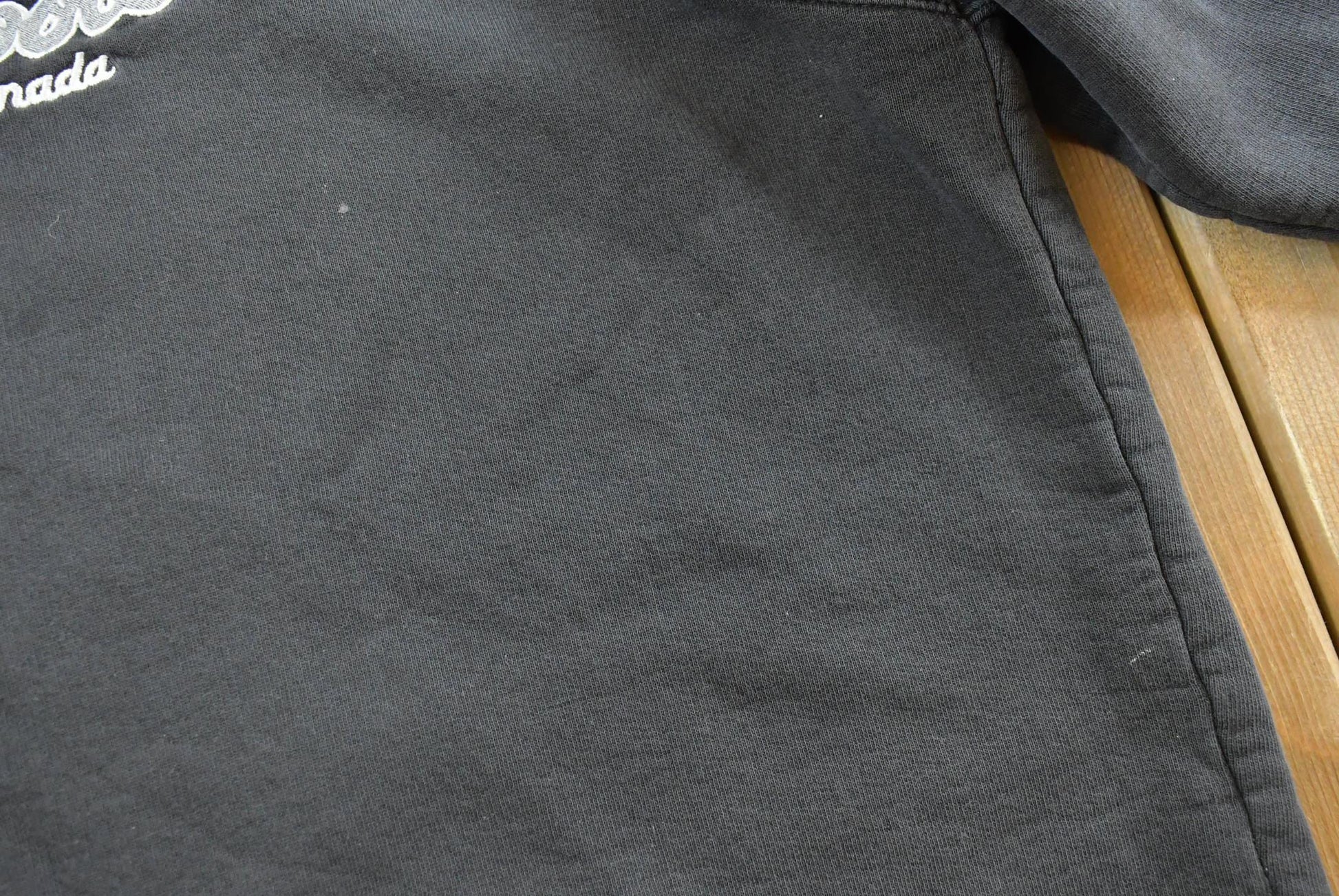 Vintage 1990s Roots Quarter Zip Sweatshirt Men's XL from propervintagecanada