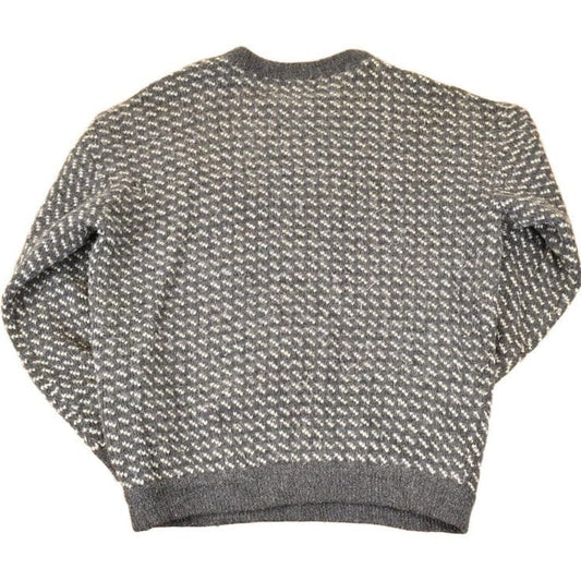Vintage 1990s Roots Wool Knit Crewneck Sweater Men's L from propervintagecanada