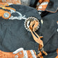 Vintage 1990s Roper Western Button Up AOP Saddle Print Shirt Men's L from propervintagecanada