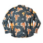 Vintage 1990s Roper Western Button Up AOP Saddle Print Shirt Men's L from propervintagecanada