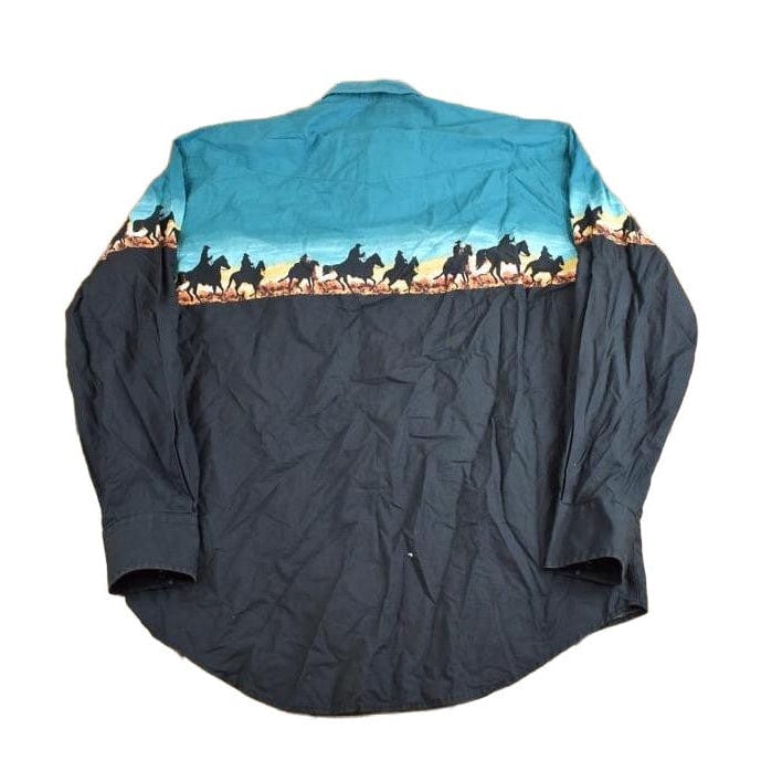 Vintage 1990s Roper Western Style Button Up Shirt Men's Large from propervintagecanada