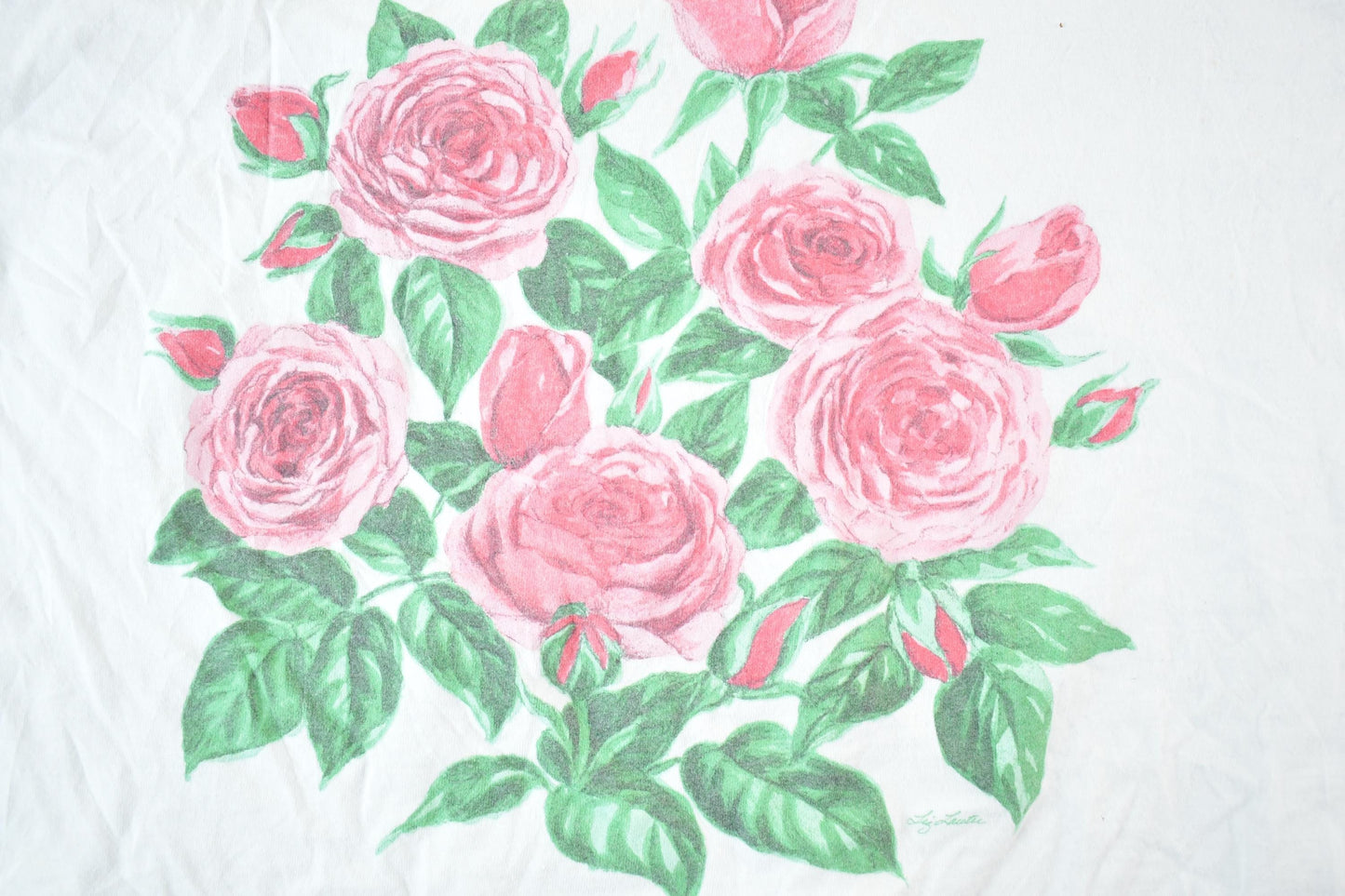 Vintage 1990s Rose Bush Souvenir T-Shirt Women's XL from propervintagecanada