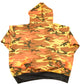 Vintage 1990s Rothco Orange Camo Hoodie Sweatshirt Mens L from propervintagecanada