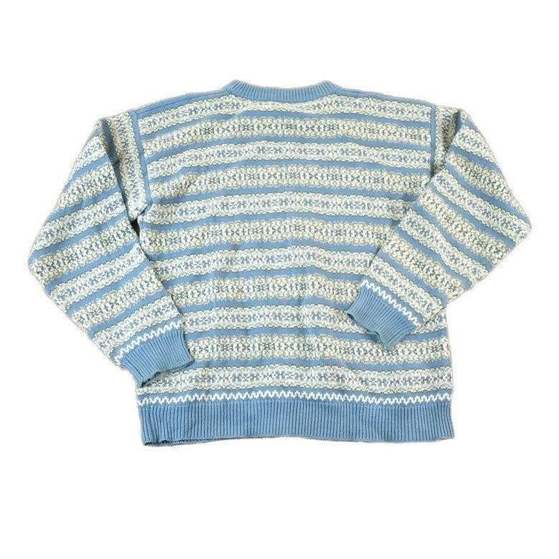 Vintage 1990s Royal Robbins Knit Abstract Pattern Crewneck Sweater Men's Small from propervintagecanada