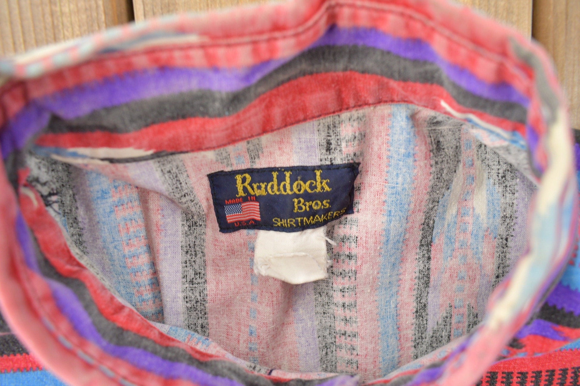 Vintage 1990s Ruddock Bros South Western Cowboy Style Button Up Shirt Men's XL from propervintagecanada