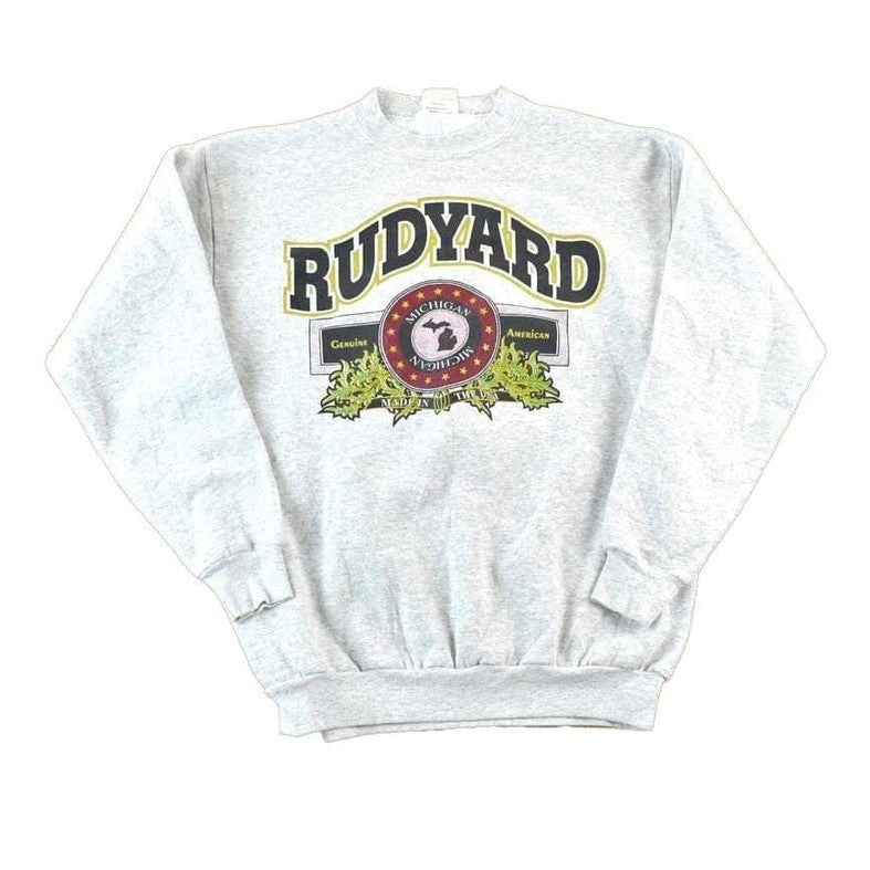 Vintage 1990s Rudyard Michigan Crewneck Sweatshirt Made In USA Men's Large from propervintagecanada