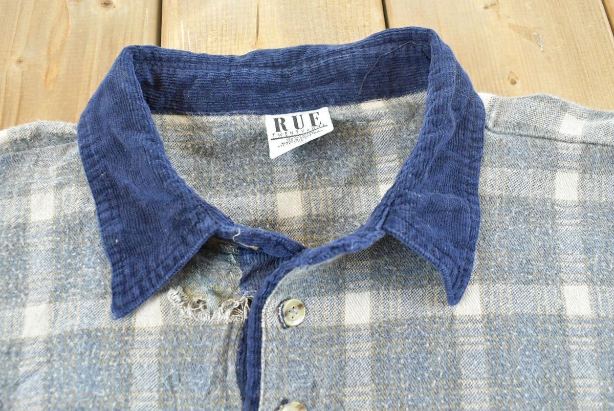 Vintage 1990s Rue Twenty-One Long Sleeve Collared Polo Shirt Men's L from propervintagecanada