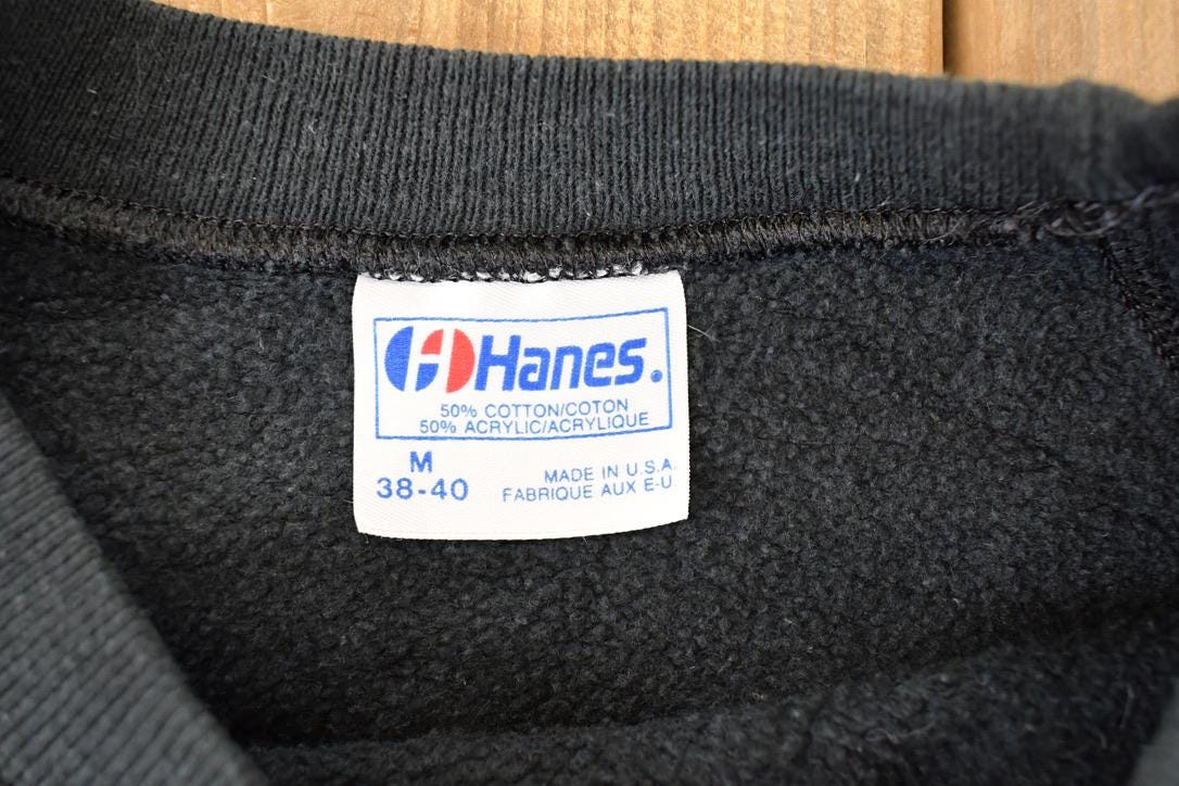 Vintage 1990s Ruff Cut Graphic Print Crewneck Sweatshirt Men's M from propervintagecanada