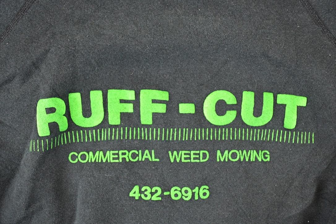 Vintage 1990s Ruff Cut Graphic Print Crewneck Sweatshirt Men's M from propervintagecanada