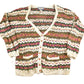 Vintage 1990s Ruff Hewn Striped Knit Cardigan Sweater Men's Large from propervintagecanada