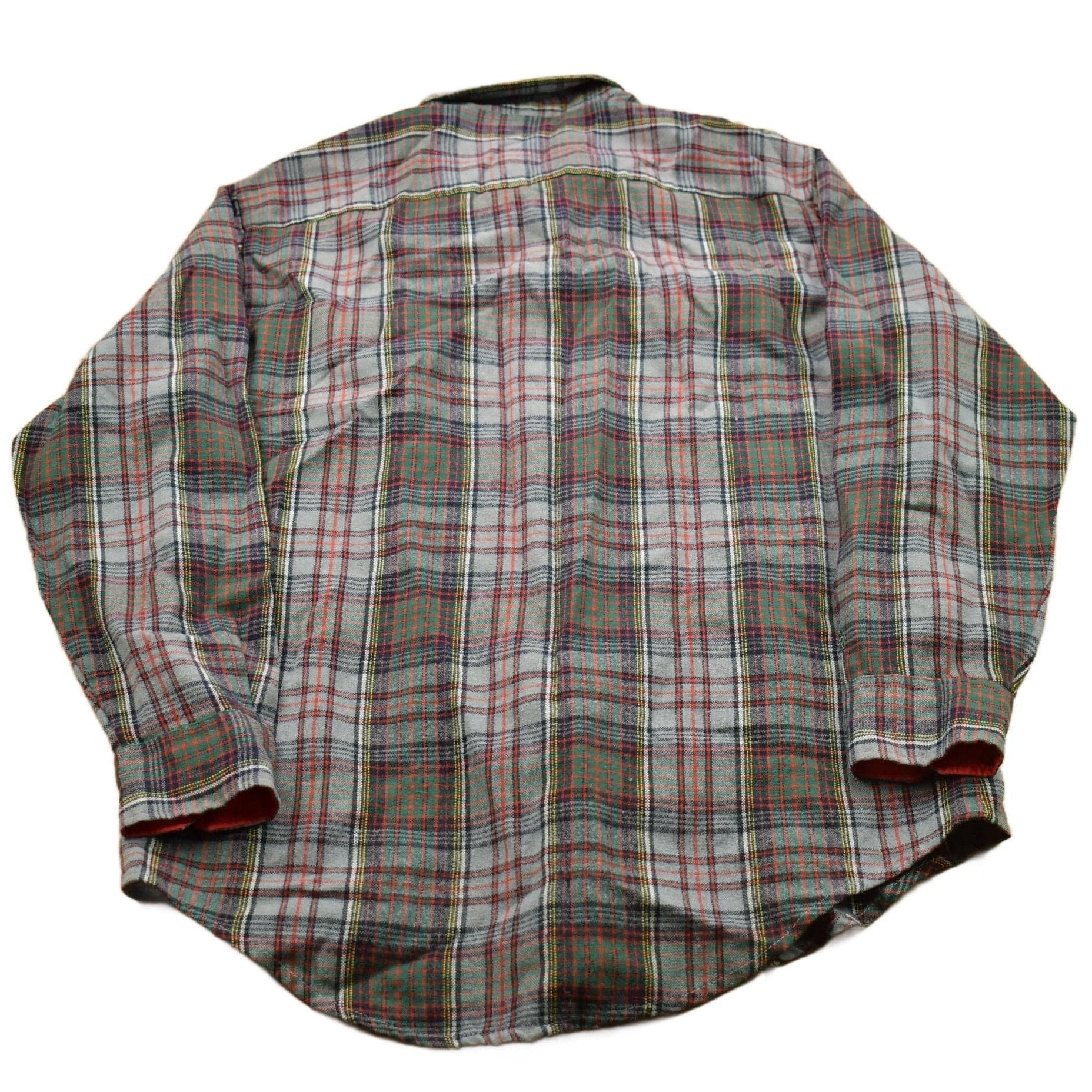 Vintage 1990s Ruggedwear By B.O.G. Plaid Flannel Button Up Shirt Men's M from propervintagecanada