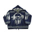 Vintage 1990s Ruminahui Native Wool Full Zip Knit Hoodie Sweater Men&