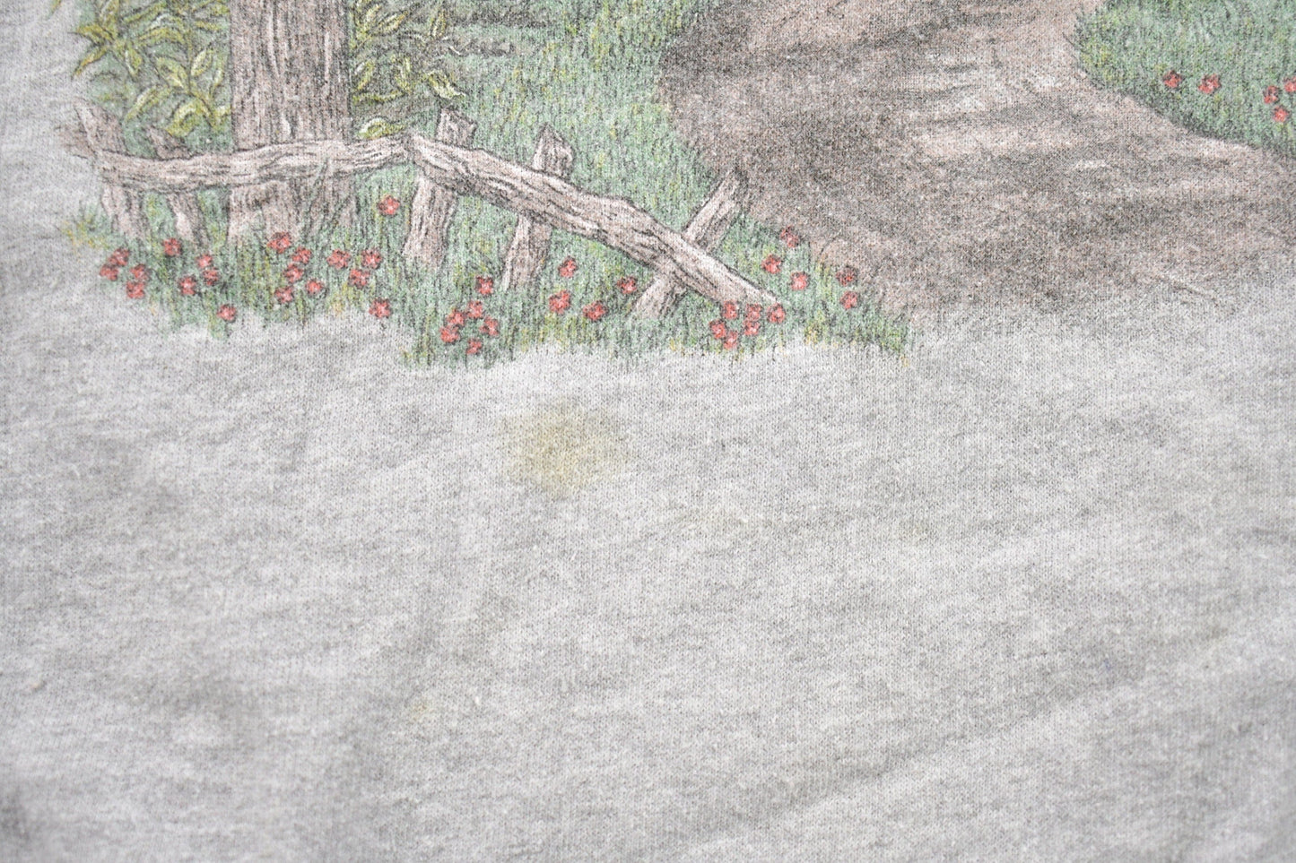 Vintage 1990s Rural Theme Crewneck Sweater Men's Small from propervintagecanada