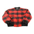 Vintage 1990s Russ Studio Buffalo Check Plaid Wool Bomber Jacket Men&