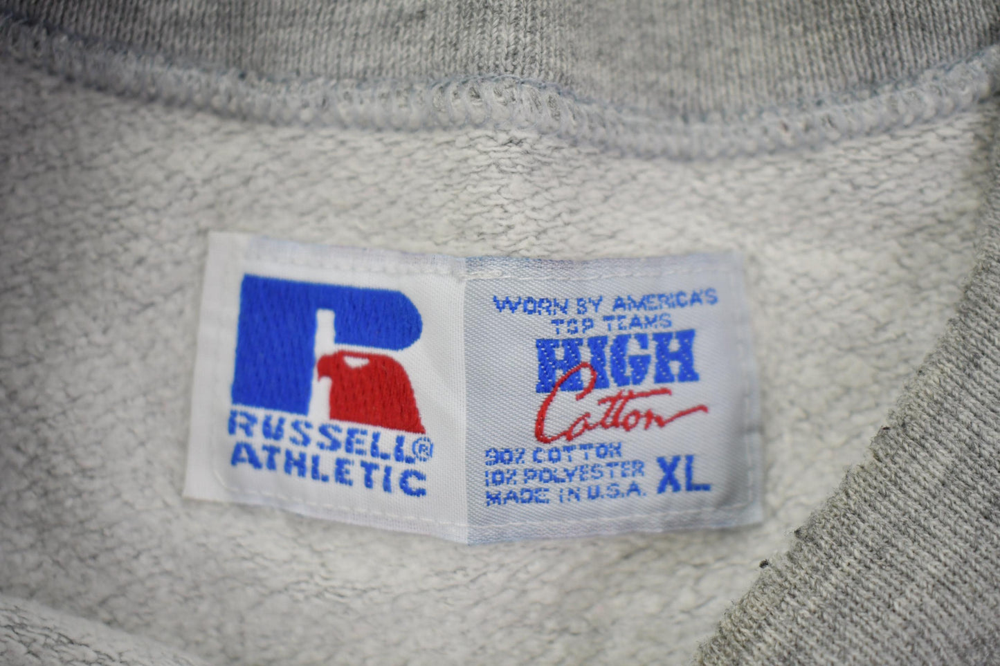 Vintage 1990s Russel Athletic Crewneck Sweatshirt Made In USA Men's XL from propervintagecanada