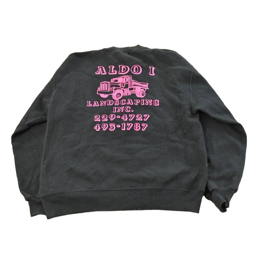 Vintage 1990s Russell Athletic Aldo Landscaping Promo Crewneck Sweatshirt Men's M from propervintagecanada