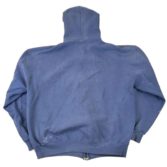 Vintage 1990s Russell Athletic Full Zip Blank Hoodie Sweatshirt Men's L from propervintagecanada
