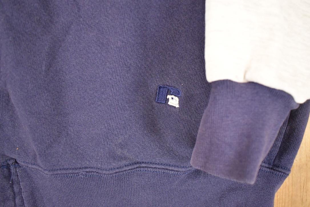 Vintage 1990s Russell Athletic High Cotton CWRU University Button Up Crewneck Sweater Men's L / Made In USA / 90's State Sportswear from propervintagecanada