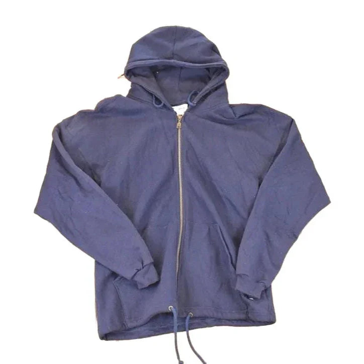 Vintage 1990s Russell Athletic High Cotton Full Zip Blank Crewneck Sweatshirt Men's M from propervintagecanada