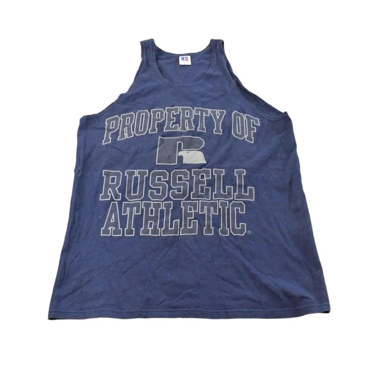 Vintage 1990s Russell Athletic Tank Top Mens S from propervintagecanada