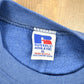 Vintage 1990s Russell Athletics Blank Blue Crewneck Sweatshirt Men's XL from propervintagecanada
