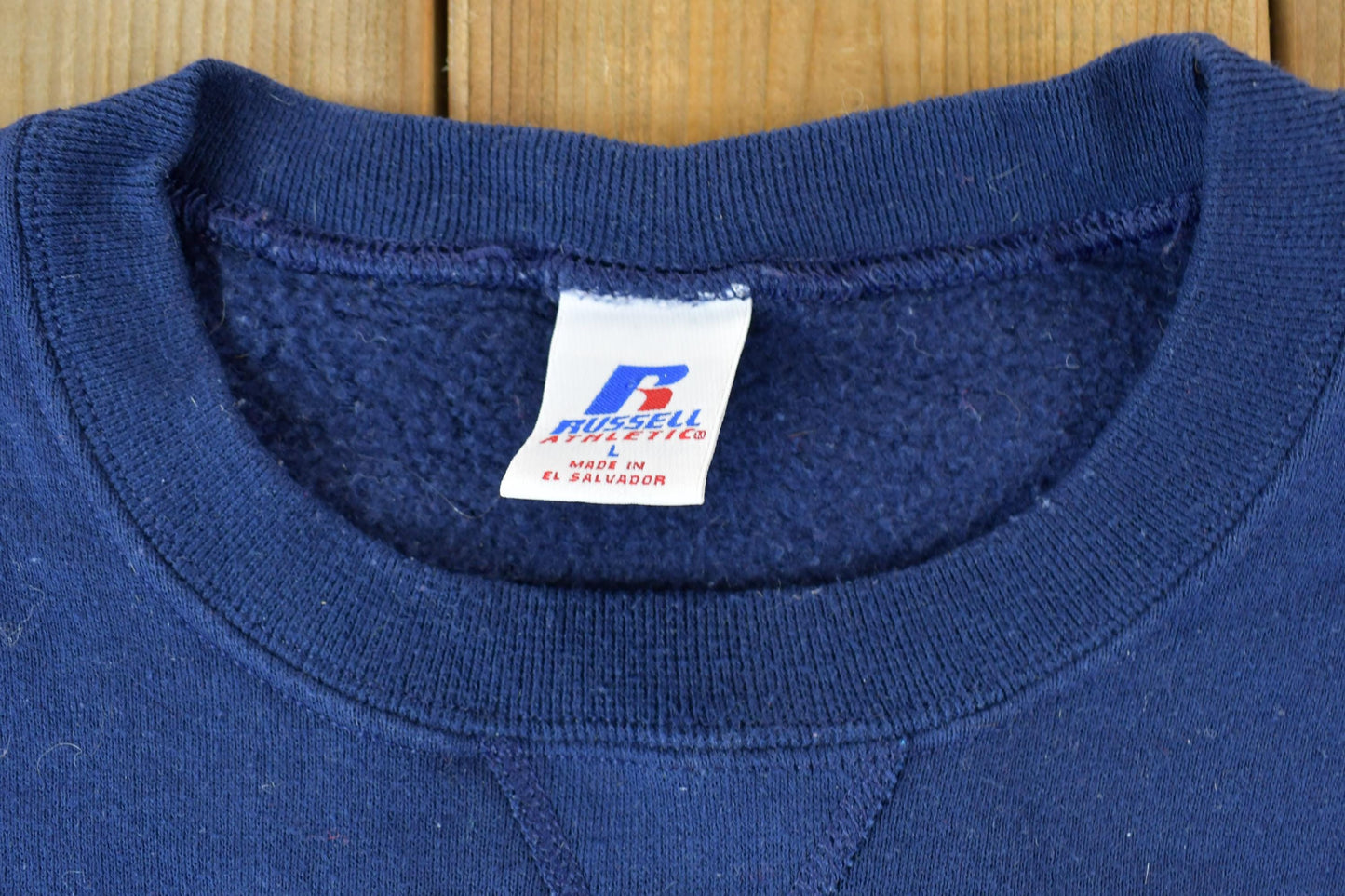 Vintage 1990s Russell Athletics Blank Crew Neck Sweatshirt Men's Large from propervintagecanada