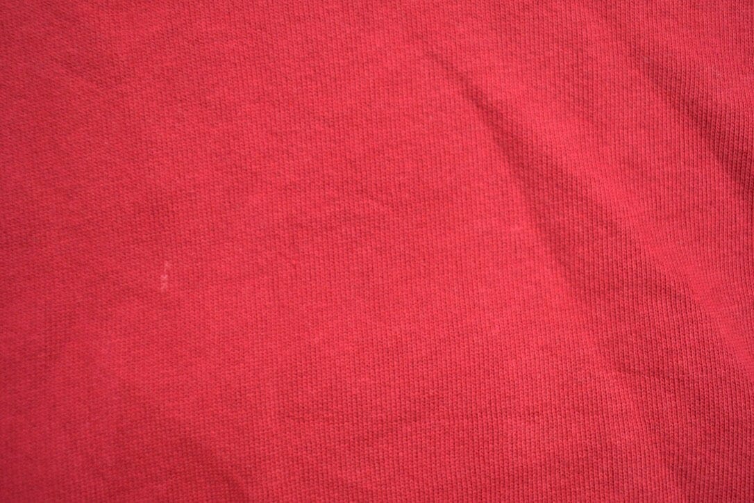 Vintage 1990s Russell Athletics Blank Red Crewneck Sweatshirt Men's Medium from propervintagecanada