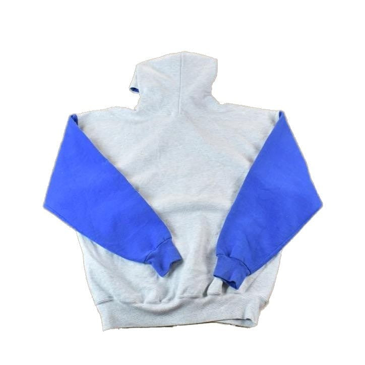 Vintage 1990s Russell Athletics Colour Block Graphic Hoodie Men's 2XL from propervintagecanada