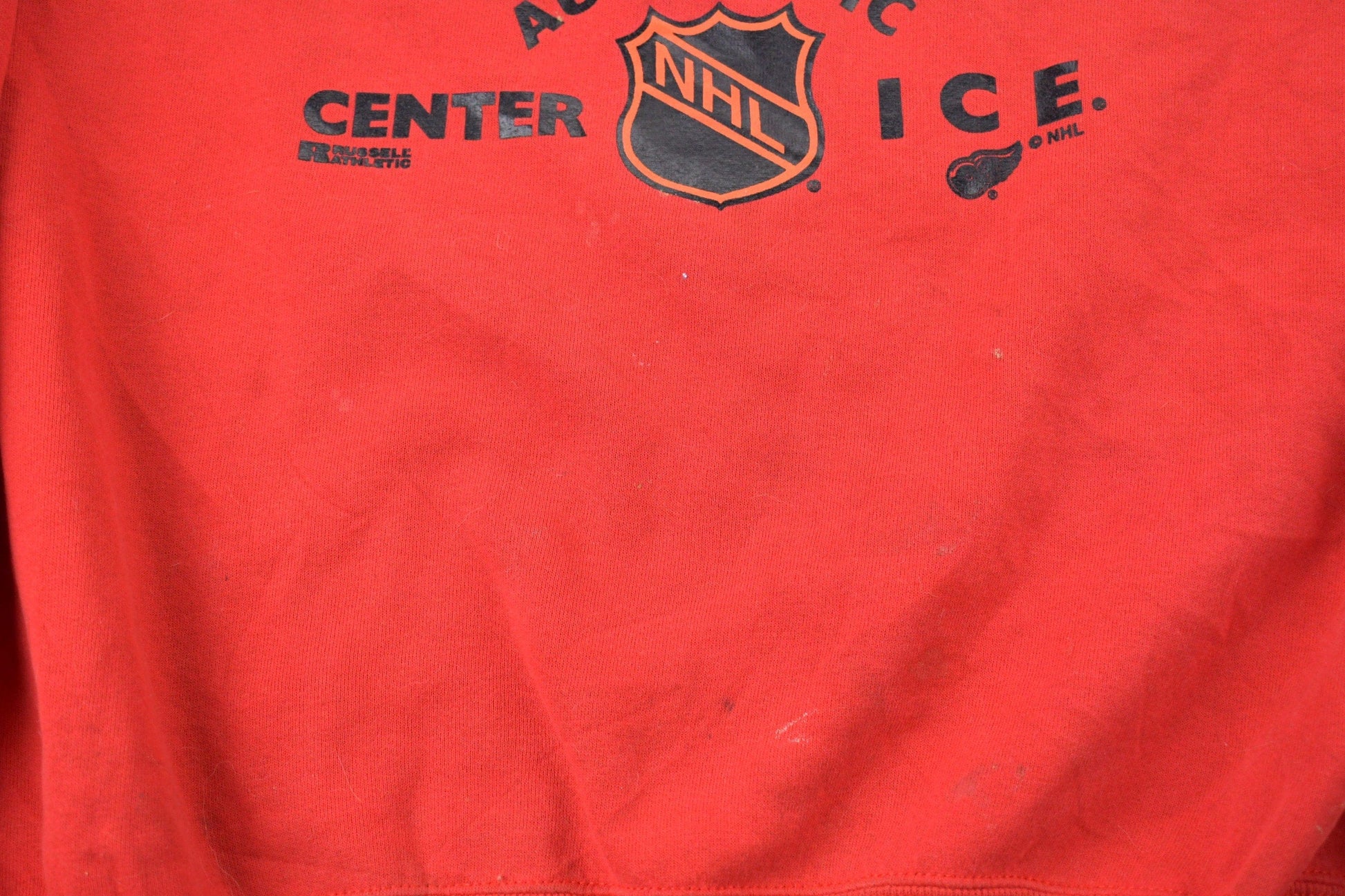 Vintage 1990s Russell Athletics Detroit Red Wings NHL Graphic Sweatshirt Men's 2XL from propervintagecanada