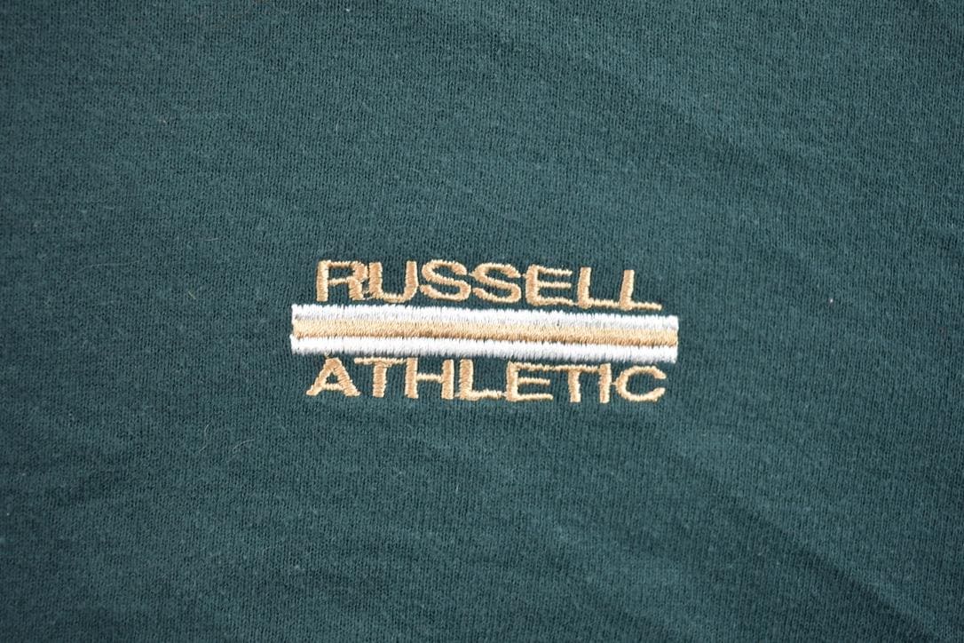 Vintage 1990s Russell Athletics Embroidered Crewneck Sweatshirt Men's Large from propervintagecanada