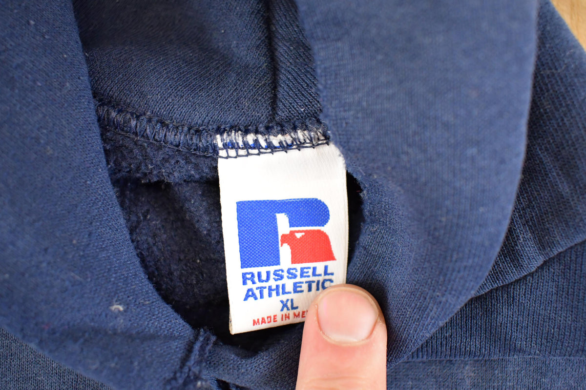 Vintage 1990s Russell Athletics Streetwear Blank Souvenir Hoodie Sweatshirt Men's L from propervintagecanada