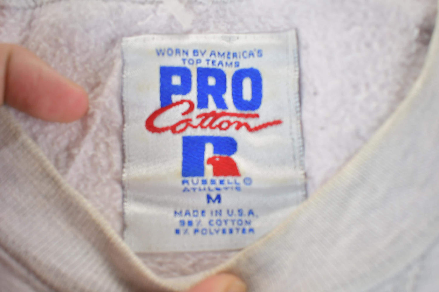 Vintage 1990s Russell Augustana Collegiate Volleyball Crewneck Men's Medium from propervintagecanada