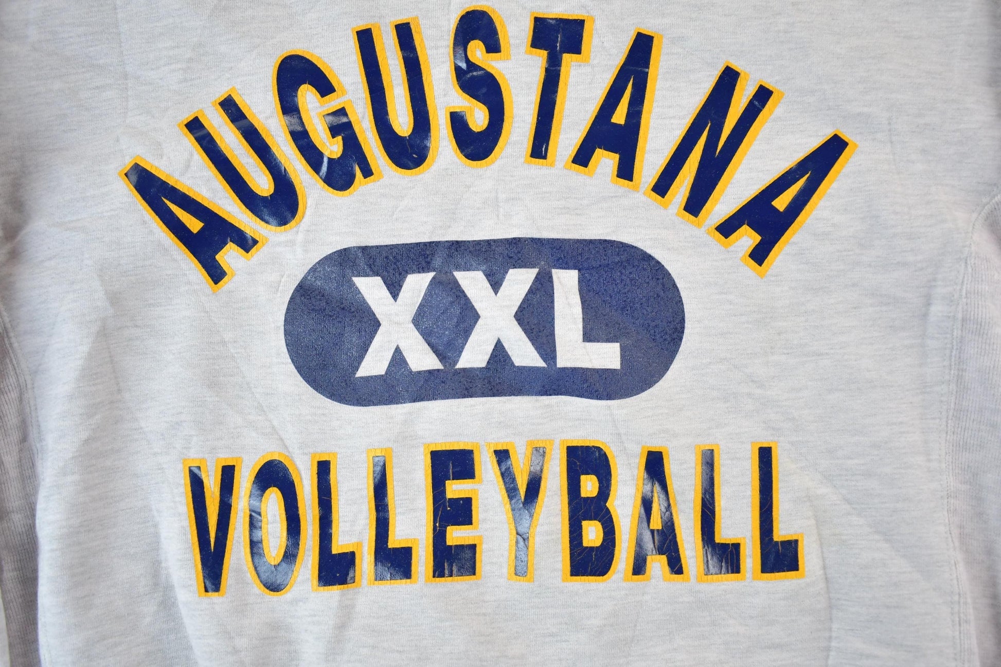 Vintage 1990s Russell Augustana Collegiate Volleyball Crewneck Men's Medium from propervintagecanada