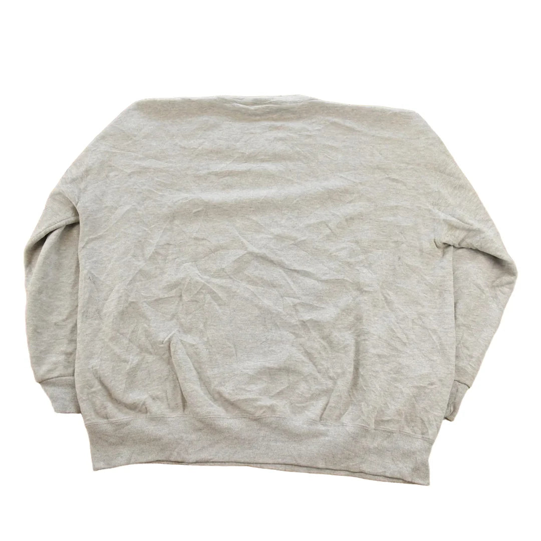 Vintage 1990s Russell Blank Heather Gray Crewneck Sweatshirt Men's 2XL / Essentials / Athleisure / 90s Streetwear / Made In USA / Layering from propervintagecanada