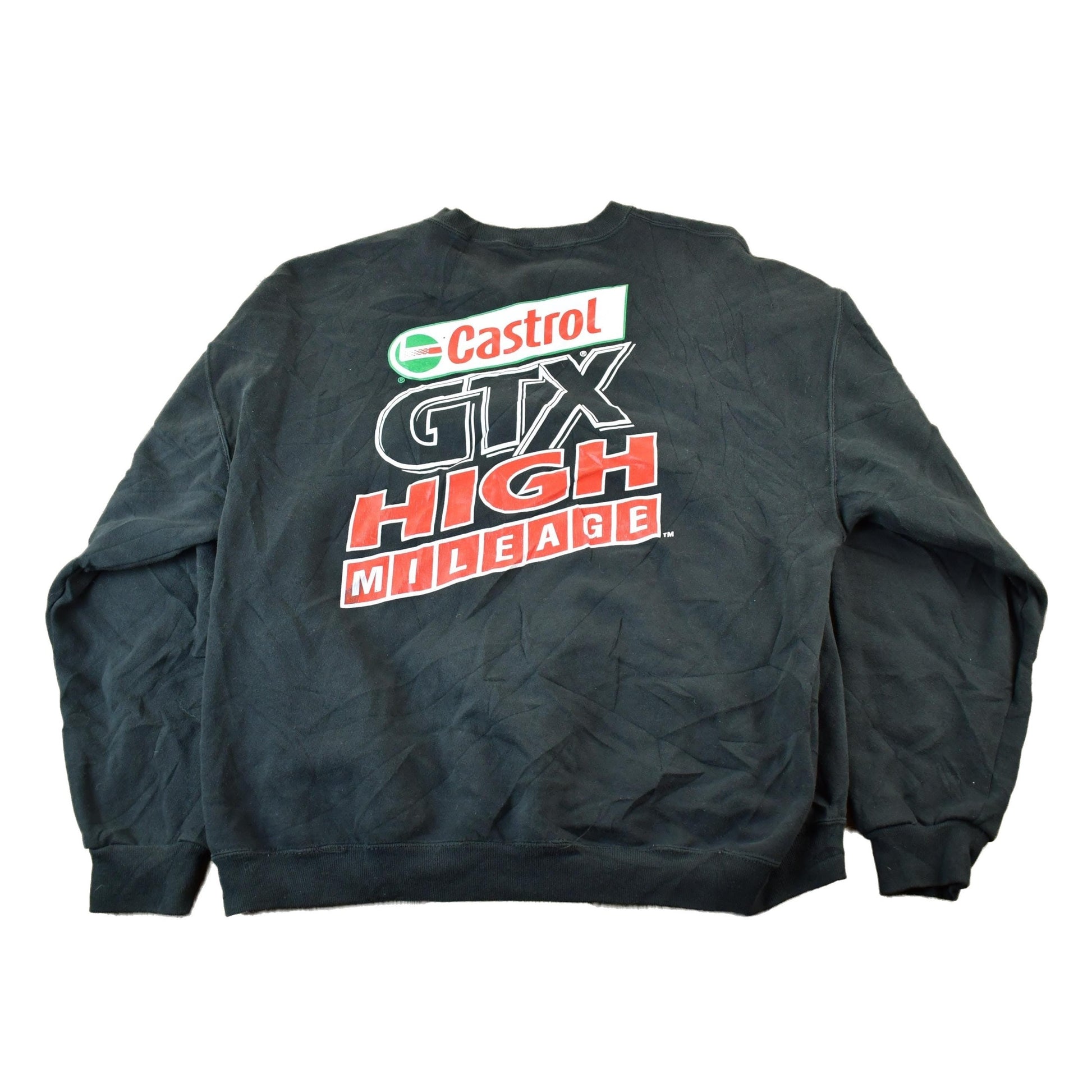 Vintage 1990s Russell Castrol Crewneck Sweatshirt Men's XL from propervintagecanada