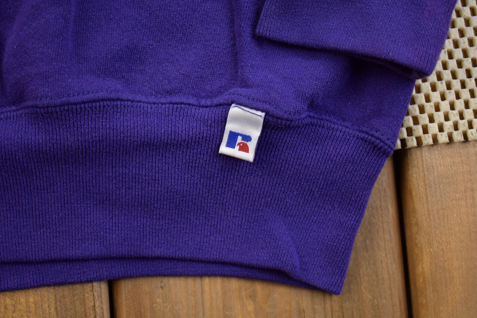 Vintage 1990s Russell Desales Crewneck Sweatshirt Men's Small from propervintagecanada