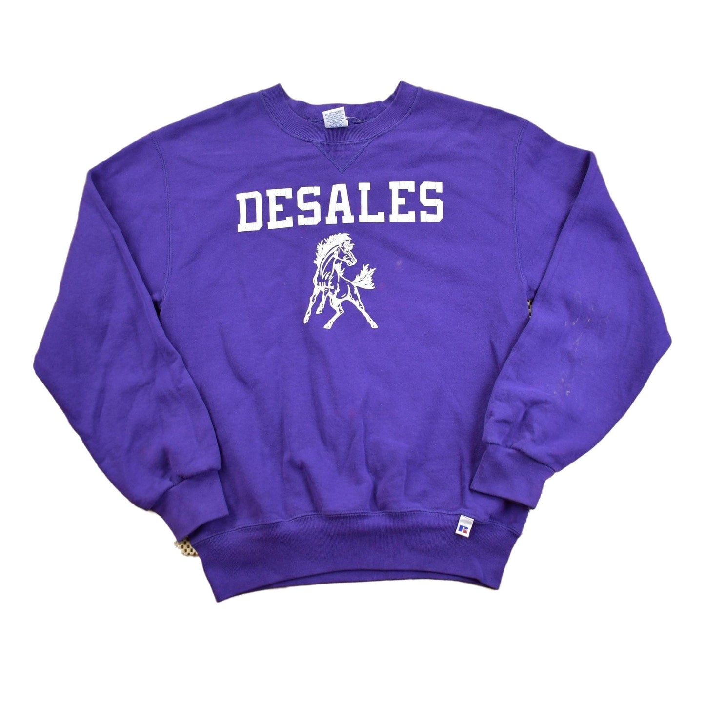 Vintage 1990s Russell Desales Crewneck Sweatshirt Men's Small from propervintagecanada