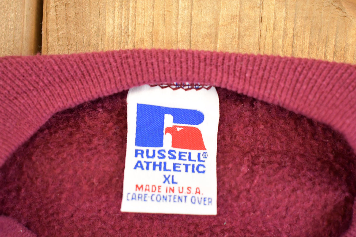 Vintage 1990s Russell Heavyweight Streetwear Blank Souvenir Crewneck Sweatshirt Men's XL from propervintagecanada
