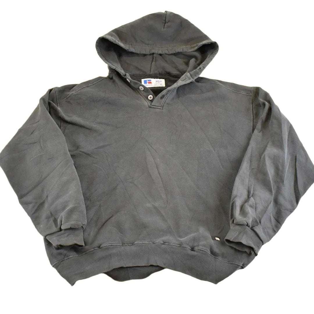 Vintage 1990s Russell High Cotton Hoodie Sweatshirt Mens L from propervintagecanada