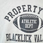 Vintage 1990s Russell Pro Cotton Property Of Blacklick Valley Football Cross Grain University Crewneck Mens XL from propervintagecanada